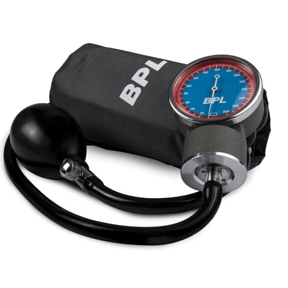 BPL Medical Technologies Aneroid Sphygmomanometer Blood Pressure Monitor (Gray)