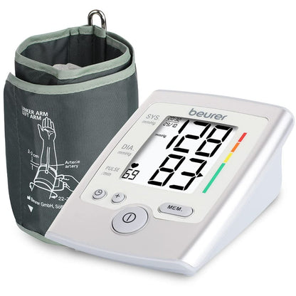 Beurer BM 35 Upper Arm Blood Pressure Monitor (Silver)