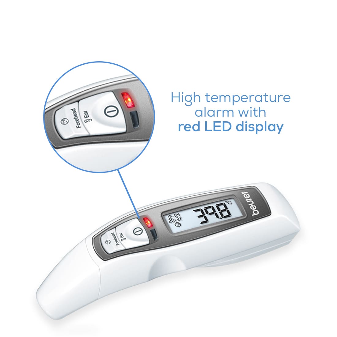 Beurer FT 65 Multi Functional Thermometer 6-in-1 Function (White)