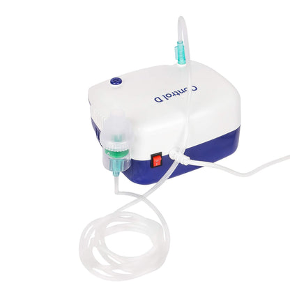 Control D Compressor Complete Kit with Child and Adult Masks Blue & White Nebulizer  (White, Blue)